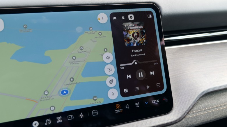 Navigation on the Rivian R2 is powered by Google Maps.