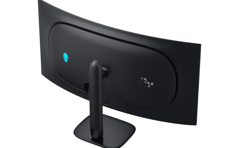 The Alienware 39 n5K from the rear.